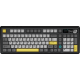 Клавиатура Ajazz AK980 V2 Gift Switch V2 Black Gray Yellow (AK980-V2-G-BGY)