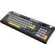 Клавиатура Ajazz AK980 V2 Gift Switch V2 Black Gray Yellow (AK980-V2-G-BGY)