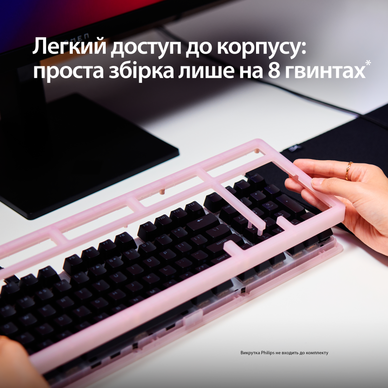 Клавіатура HyperX Origins 2 1800 HX Red USB Black (B4QS4AA)