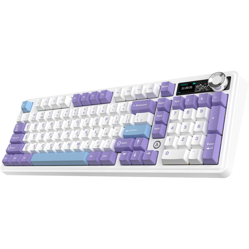 Клавиатура Ajazz AK980 V2 Gift Switch V2 Purple White Blue (AK980-V2-G-PWB)