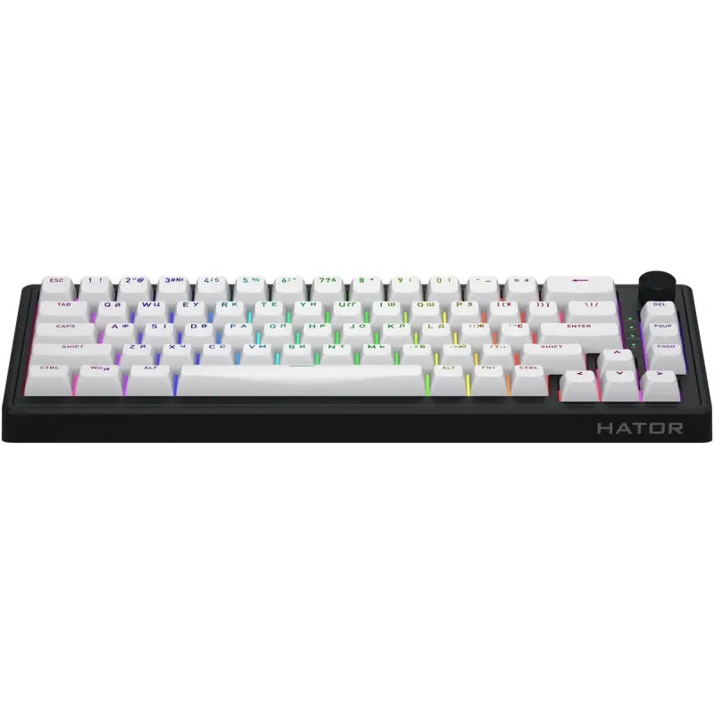 Клавіатура HATOR Skyfall 65 Wireless Black-White (HTK3160UA)