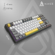 Клавіатура Ajazz AK870 V2 Flying Fish switches Black Gray Yellow (AK870-V2-FF-BGY)