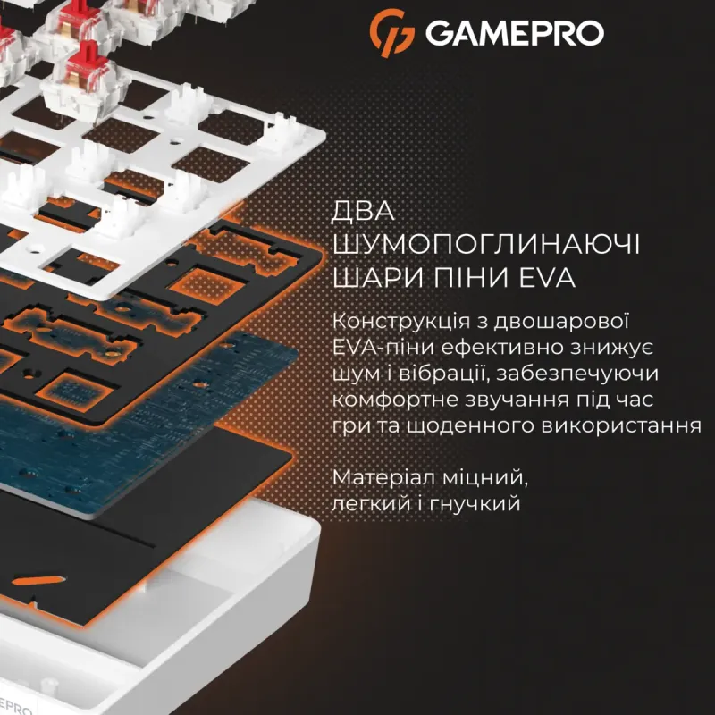 Клавиатура Gamepro MK130BW