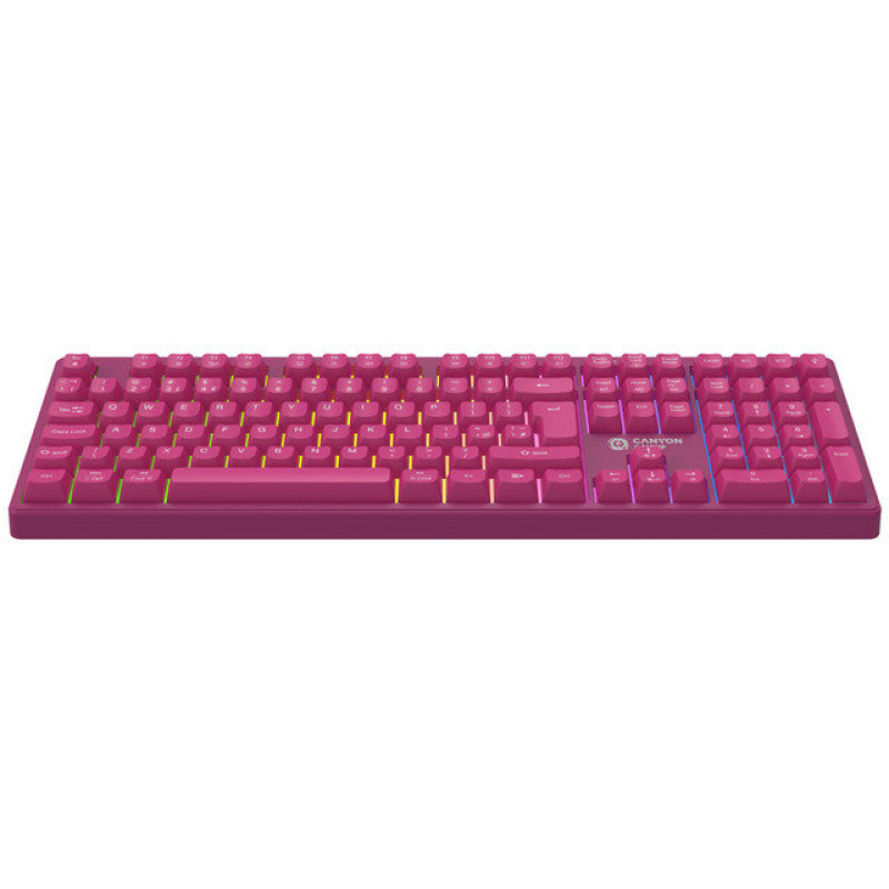 Клавиатура Canyon Fortnax GKW-2 Pink (CND-SKBW2)