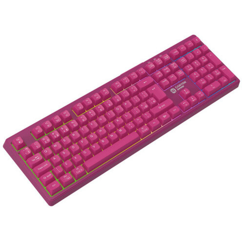 Клавиатура Canyon Fortnax GKW-2 Pink (CND-SKBW2)