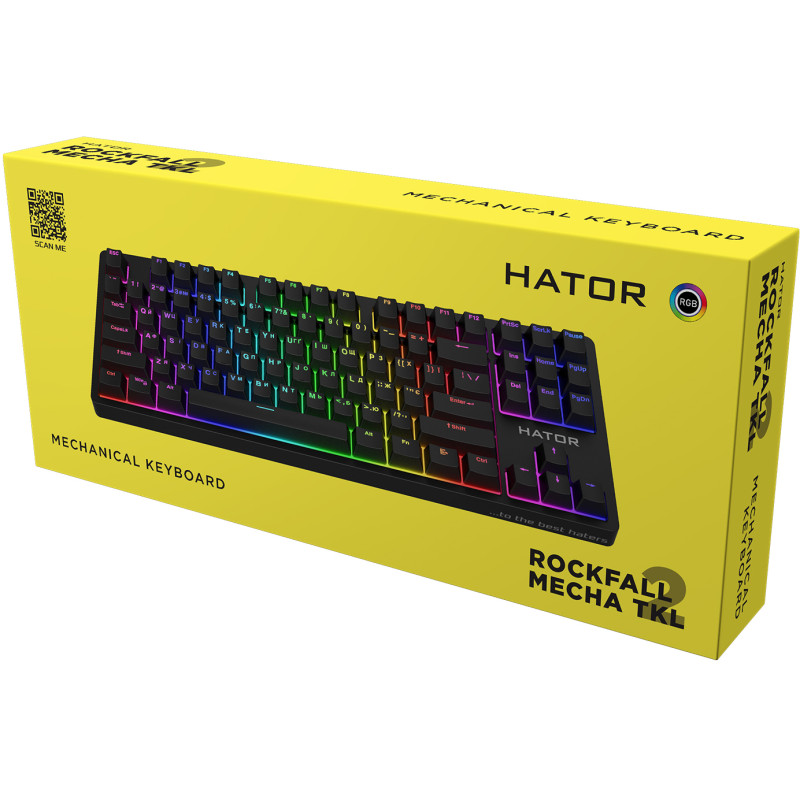 HATOR Rockfall 2 Mecha TKL orange Black (HTK-520)