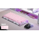 Клавіатура GravaStar Mercury K1 GravaStar x Kailh Cheery Pink, EN, BT/WL/USB, Sakura Pink (GS_K1_P_PNK)