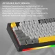 Клавиатура Ajazz AK820 V2 Coconut Flake Switch (AK820-V2-CF-BGY)