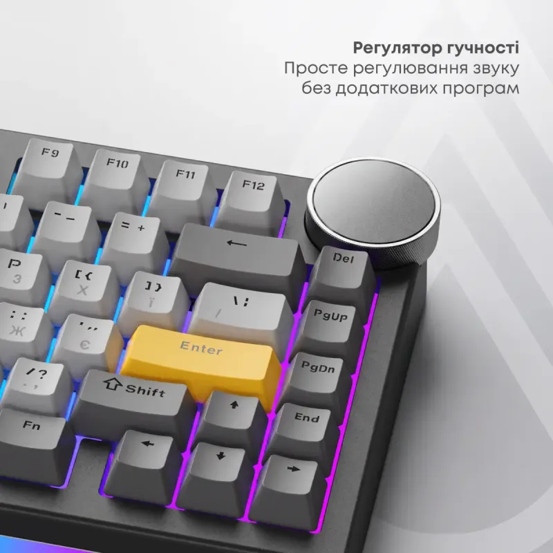 Клавиатура Ajazz AK820 V2 Coconut Flake Switch (AK820-V2-CF-BGY)