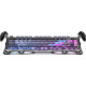 Клавиатура GravaStar Mercury K1 Pro Kailh Speedy Mint BT/WL/USB Cyberpunk (GSK1PRO_CBLK)
