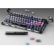 Клавиатура GravaStar Mercury K1 Pro Kailh Speedy Mint BT/WL/USB Cyberpunk (GSK1PRO_CBLK)