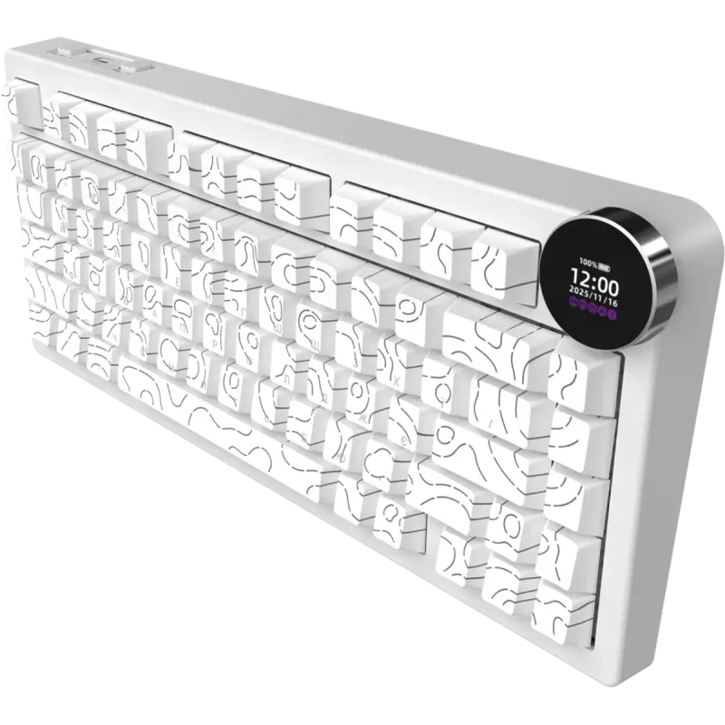 Клавиатура Ajazz AK820 V2 White Peach Switch (AK820-V2-WP-S-W)