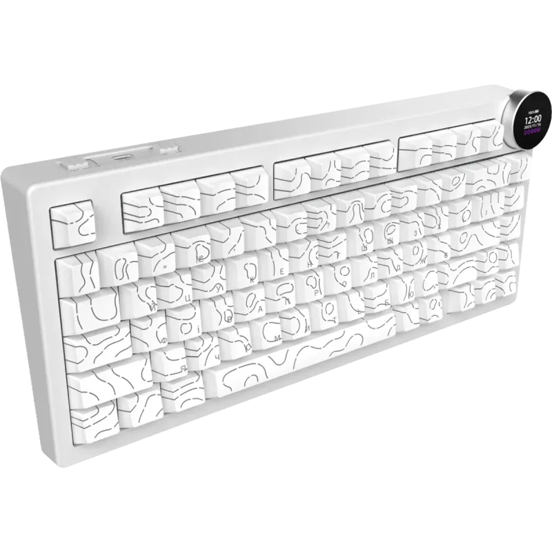 Клавиатура Ajazz AK820 V2 White Peach Switch (AK820-V2-WP-S-W)