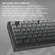 Клавиатура Ajazz AK820 V2 White Peach Switch (AK820-V2-WP-S-W)