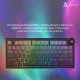 Клавиатура Ajazz AK820 V2 White Peach Switch (AK820-V2-WP-S-W)