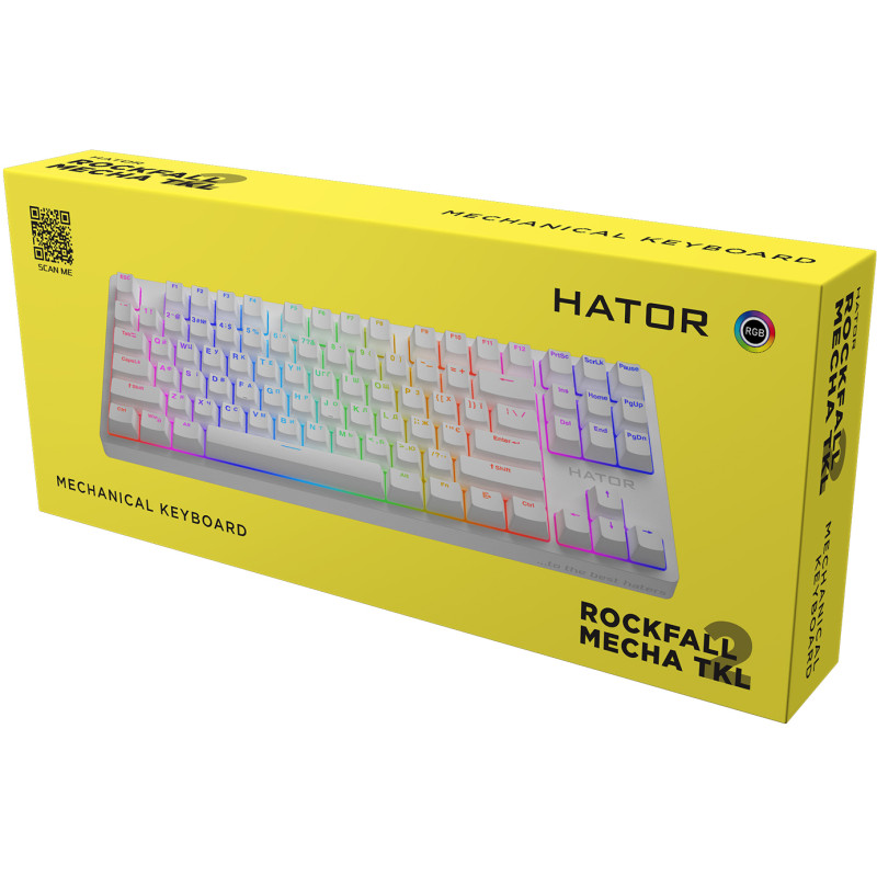 HATOR Rockfall 2 Mecha TKL orange White (HTK-521)