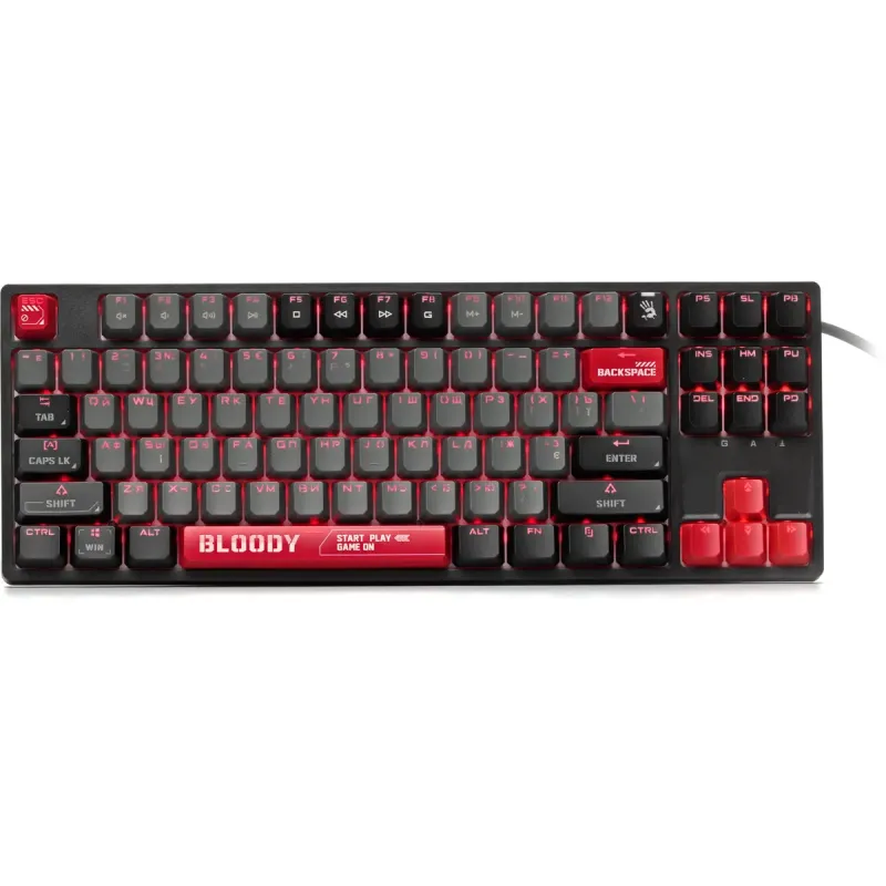 Клавіатура Bloody S87 (Energy Red)