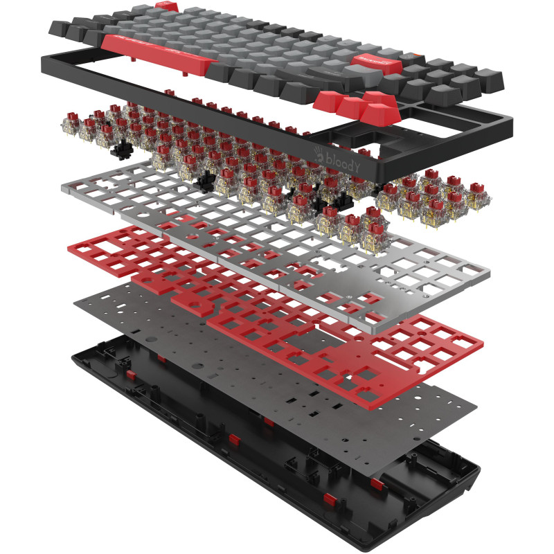 Клавіатура Bloody S87 (Energy Red)