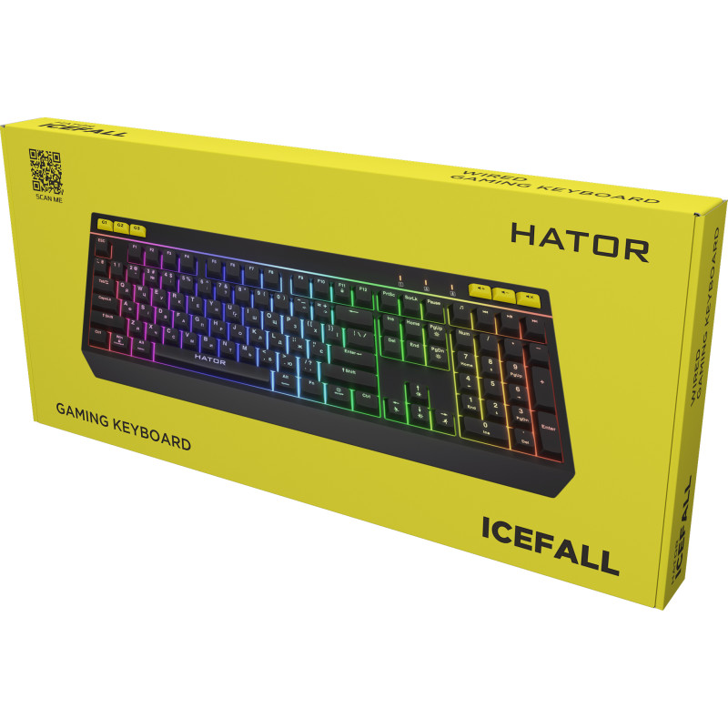 Hator Icefall Black (HTK402UA)