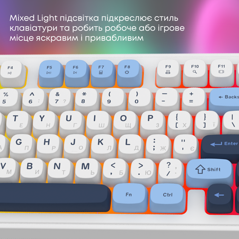 Клавіатура Ajazz AF98 Glacier Blue (AF98-GB)