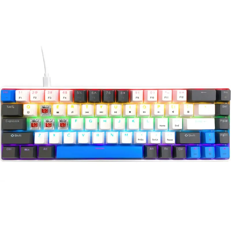 Клавіатура Media-Tech Red Core MX60 White (MT1259)
