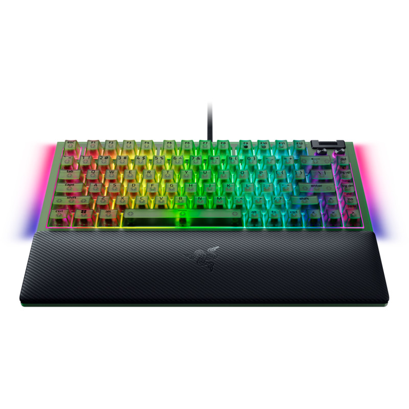 Клавиатура Razer BlackWidow V4 75% Phantom Green Edition (RZ03-05003300-R3M1)