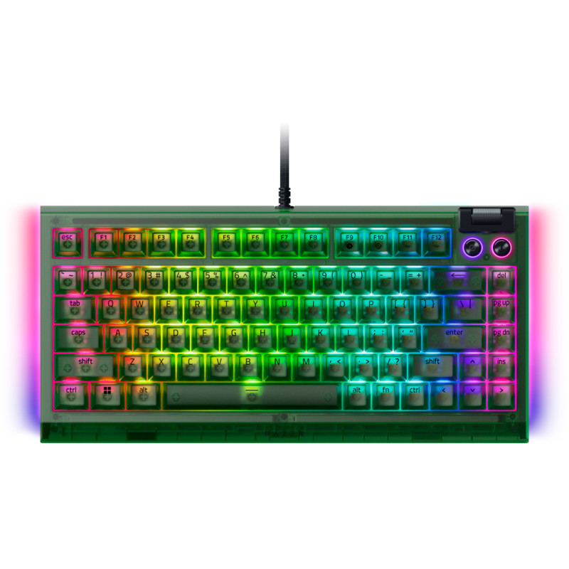 Клавиатура Razer BlackWidow V4 75% Phantom Green Edition (RZ03-05003300-R3M1)