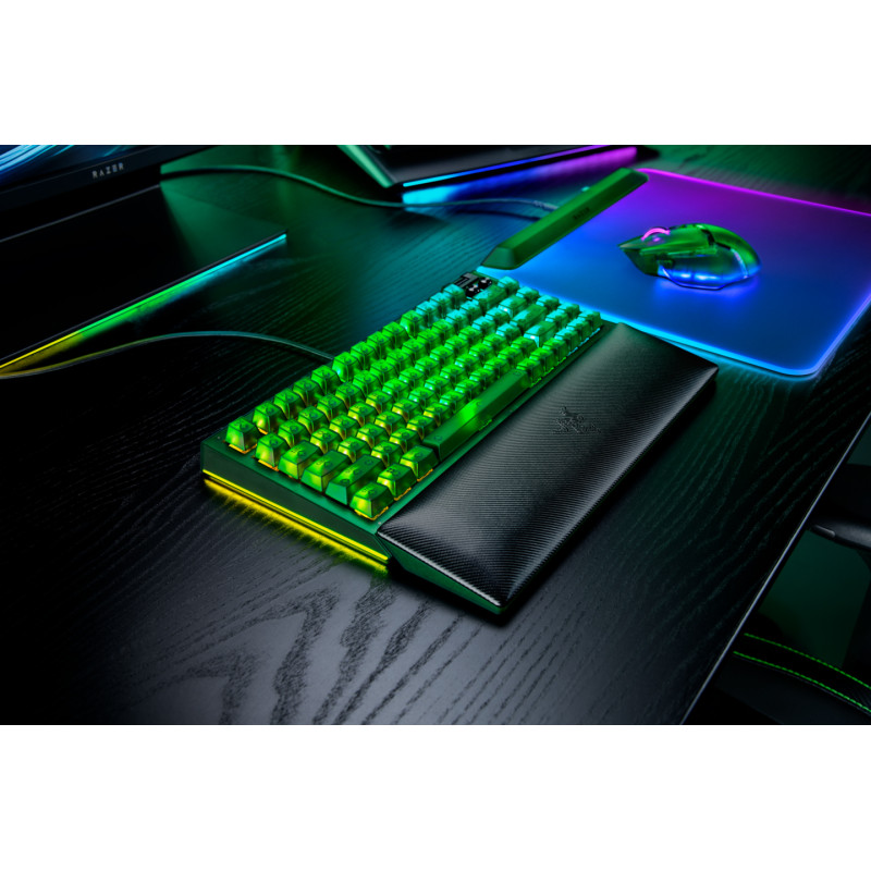 Клавиатура Razer BlackWidow V4 75% Phantom Green Edition (RZ03-05003300-R3M1)