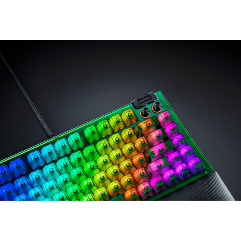 Клавиатура Razer BlackWidow V4 75% Phantom Green Edition (RZ03-05003300-R3M1)
