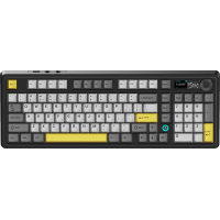 Клавиатура Ajazz AK980 RGB Clear Sky Switches Wireless With Screen (AK980-CS-BGY)