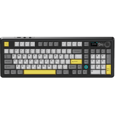 Клавиатура Ajazz AK980 RGB Clear Sky Switches Wireless With Screen (AK980-CS-BGY)