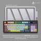 Клавиатура Ajazz AK980 RGB Clear Sky Switches Wireless With Screen (AK980-CS-BGY)