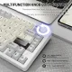Клавиатура ATTACK SHARK X86 Starry White (X86SW_AS)