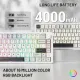 Клавиатура ATTACK SHARK X86 Starry White (X86SW_AS)