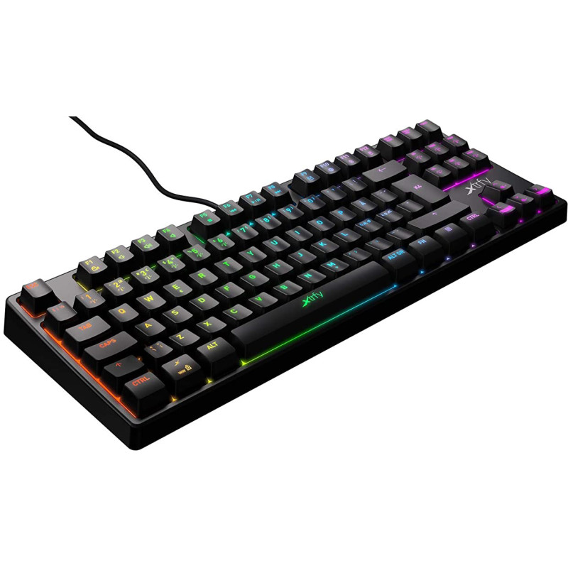 Xtrfy K4 TKL RGB Kailh Red USB Black UKR RUS (XG-K4-RGB-TKL-R-UKR)