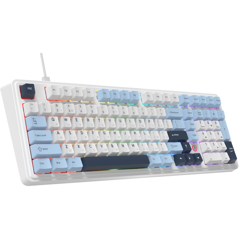 Клавіатура Ajazz AK980 MAX Magnetic switches Blue White Dark Blue (AK980-MAX-M-BWD