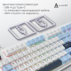 Клавіатура Ajazz AK980 MAX Magnetic switches Blue White Dark Blue (AK980-MAX-M-BWD