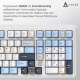 Клавіатура Ajazz AK980 MAX Magnetic switches Blue White Dark Blue (AK980-MAX-M-BWD
