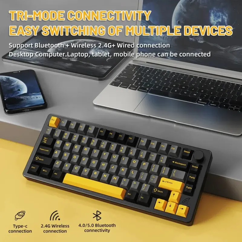 Клавиатура ATTACK SHARK X86 Starry Black (AS-6972792470450-SB, X86SB_AS)