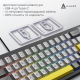 Клавиатура Ajazz AK650 Moon Yellow switches Gray White Yellow (AK650-MY-GWY)