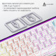 Клавіатура Ajazz NK68 Red switches Side contour White (NK68-RSW)