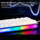 Клавіатура Ajazz NK68 Red switches Side contour White (NK68-RSW)