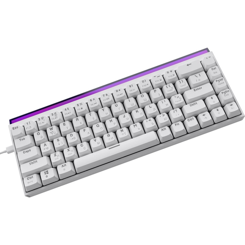 Клавіатура Ajazz NK68 Red switches White (NK68-RW)