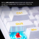 Клавіатура Ajazz NK68 Red switches White (NK68-RW)