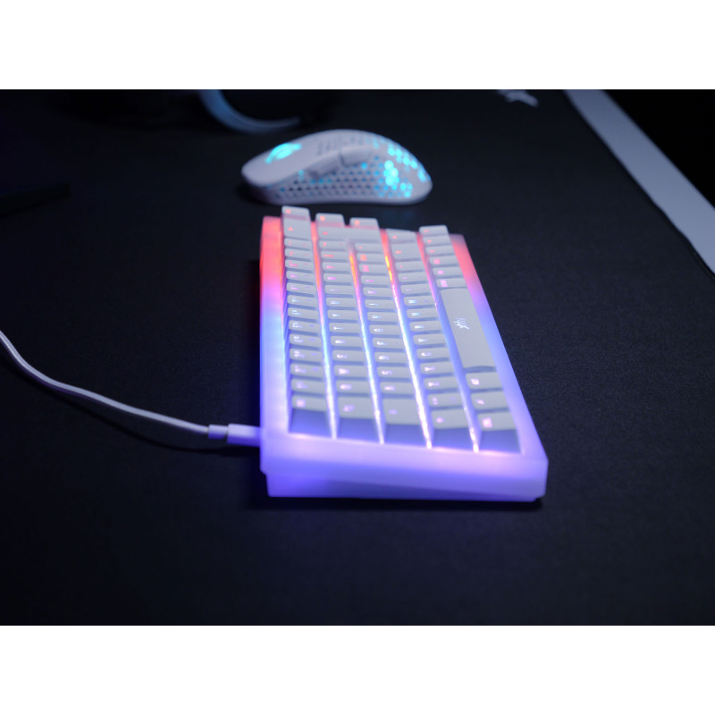 Xtrfy K5 Kailh Red RGB White (K5-RGB-CPT-TPWHITE-R-UKR)