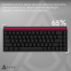 Клавіатура Ajazz NK68 Red switches Side Contour Black (NK68-RSB)
