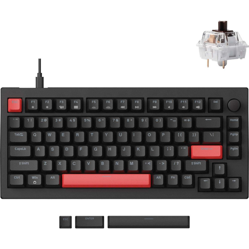 Клавіатура Lemokey X4 Keychron Brown Black (X4-A3-UA)