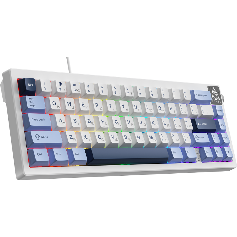 Клавіатура Ajazz AK650 Sea Salt switches Blue White Blue (AK650-SS-BWB)