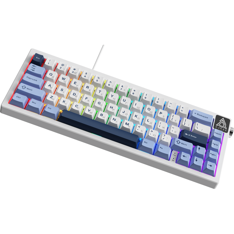 Клавіатура Ajazz AK650 Sea Salt switches Blue White Blue (AK650-SS-BWB)