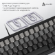 Клавиатура Ajazz AK650 Day Dream switches Gradient Black Gray (AK650-DD-BG)